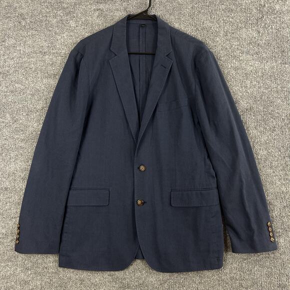 J Crew Blazer Mens 40R Ludlow Stretch Navy Blue Sport Coat Office Work Meetings